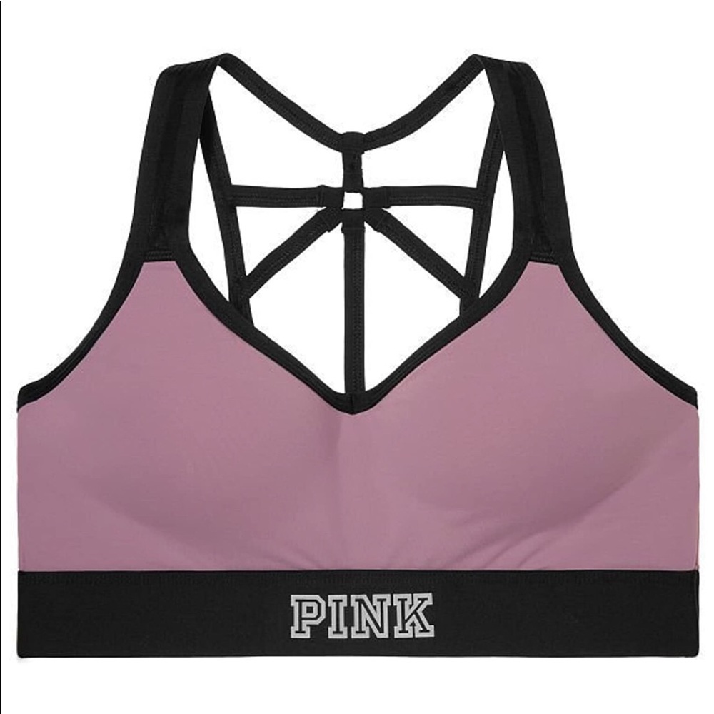 PINK Ultamite push-up strapping sports bra